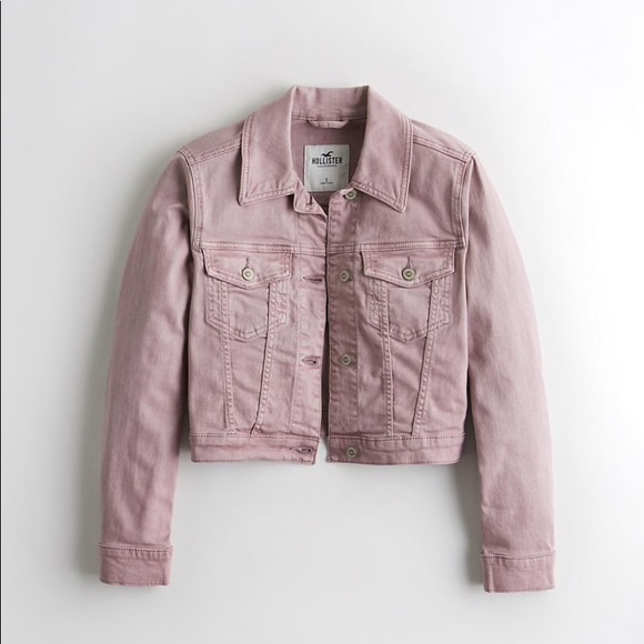 stretch denim trucker jacket hollister